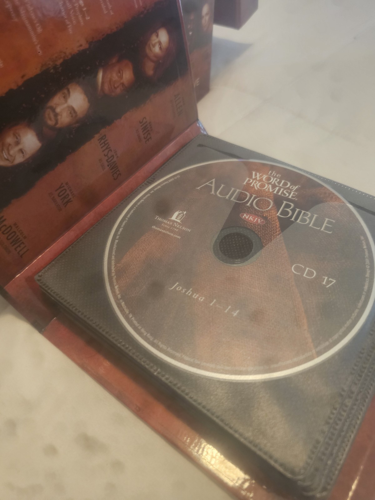 The Word of Promise Audio Bible NKJV Large Box Set 79 CD Set Thomas Nelson