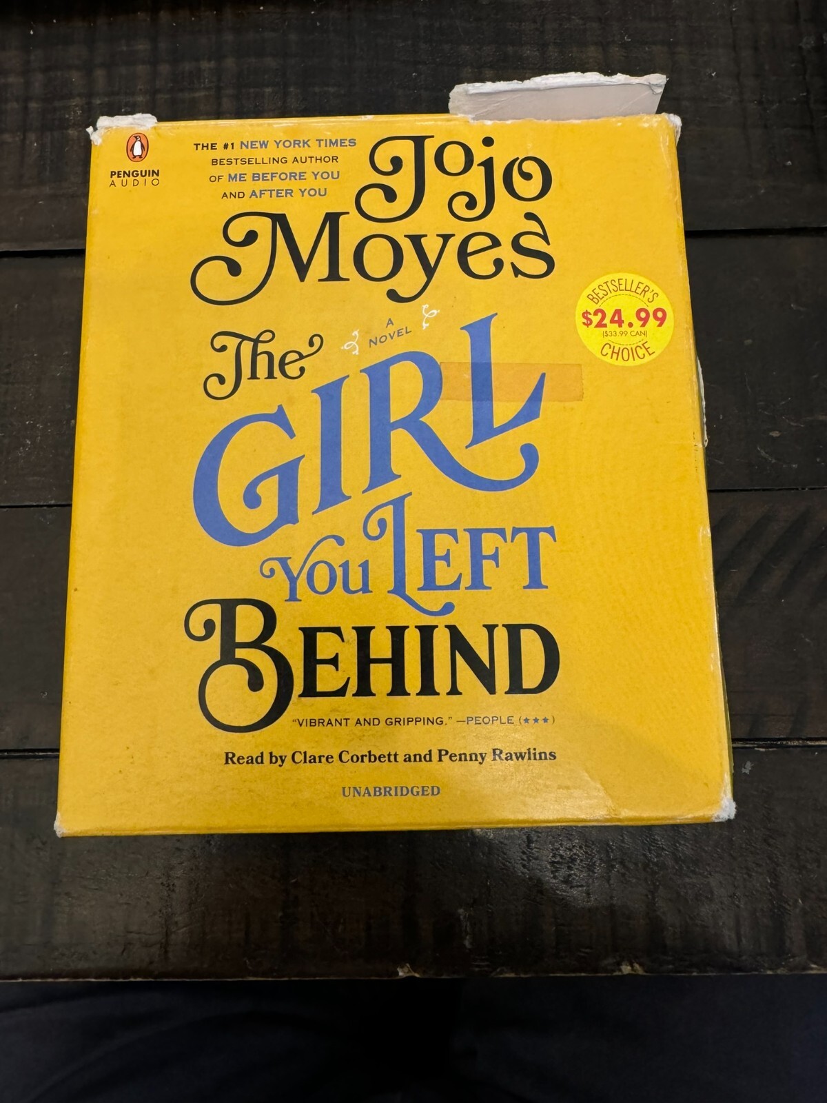 The Girl You Left Behind : A Novel by Jojo Moyes (2016, Compact Disc, Unabridged