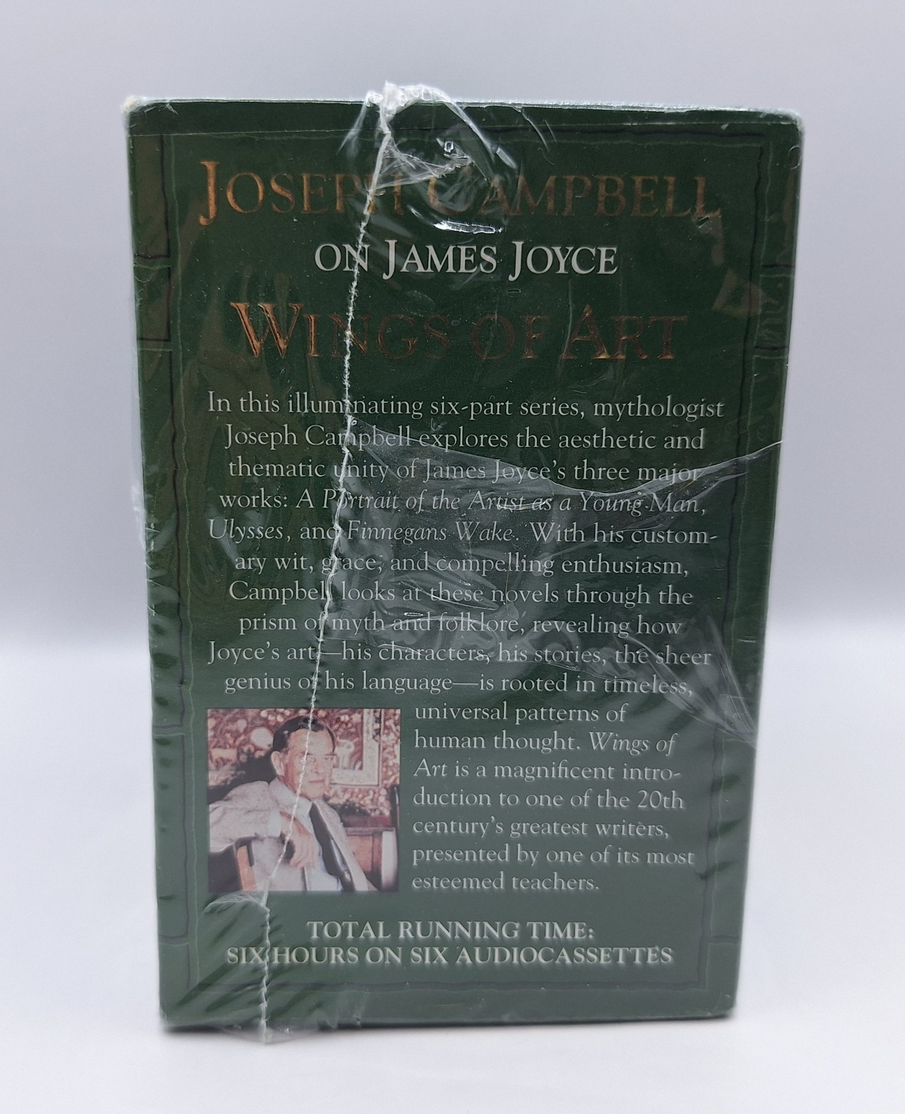 Wings of Art: Joseph Campbell on James Joyce (1995 High Bridge) 6 Cassettes NEW