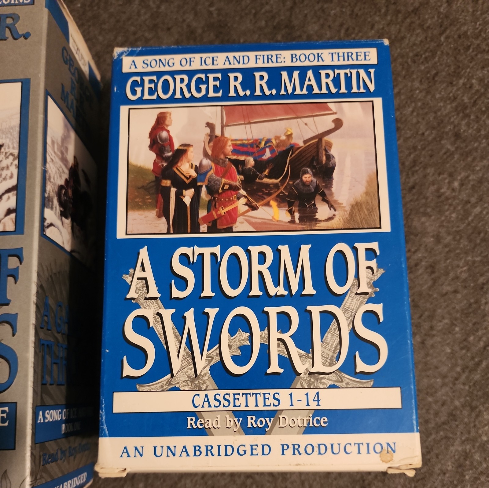 George Martin A Storm Of Swords A Game of Thrones Song of Ice + Fire Cassettes