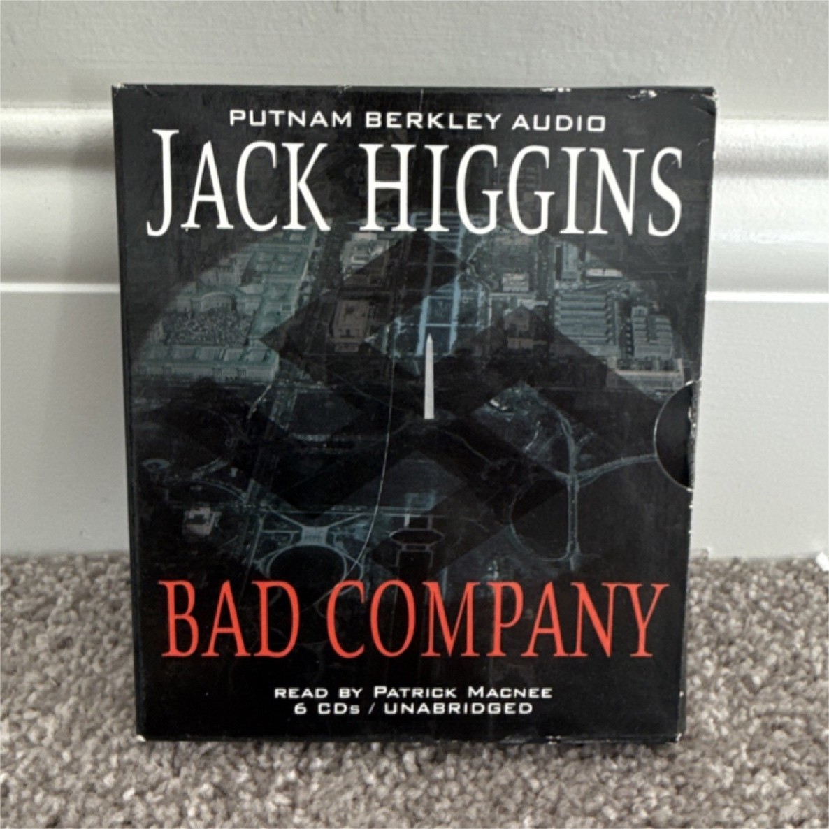 Jack Higgins Bad Company Unabridged Audiobook Audio CD Read by Patrick Macnee