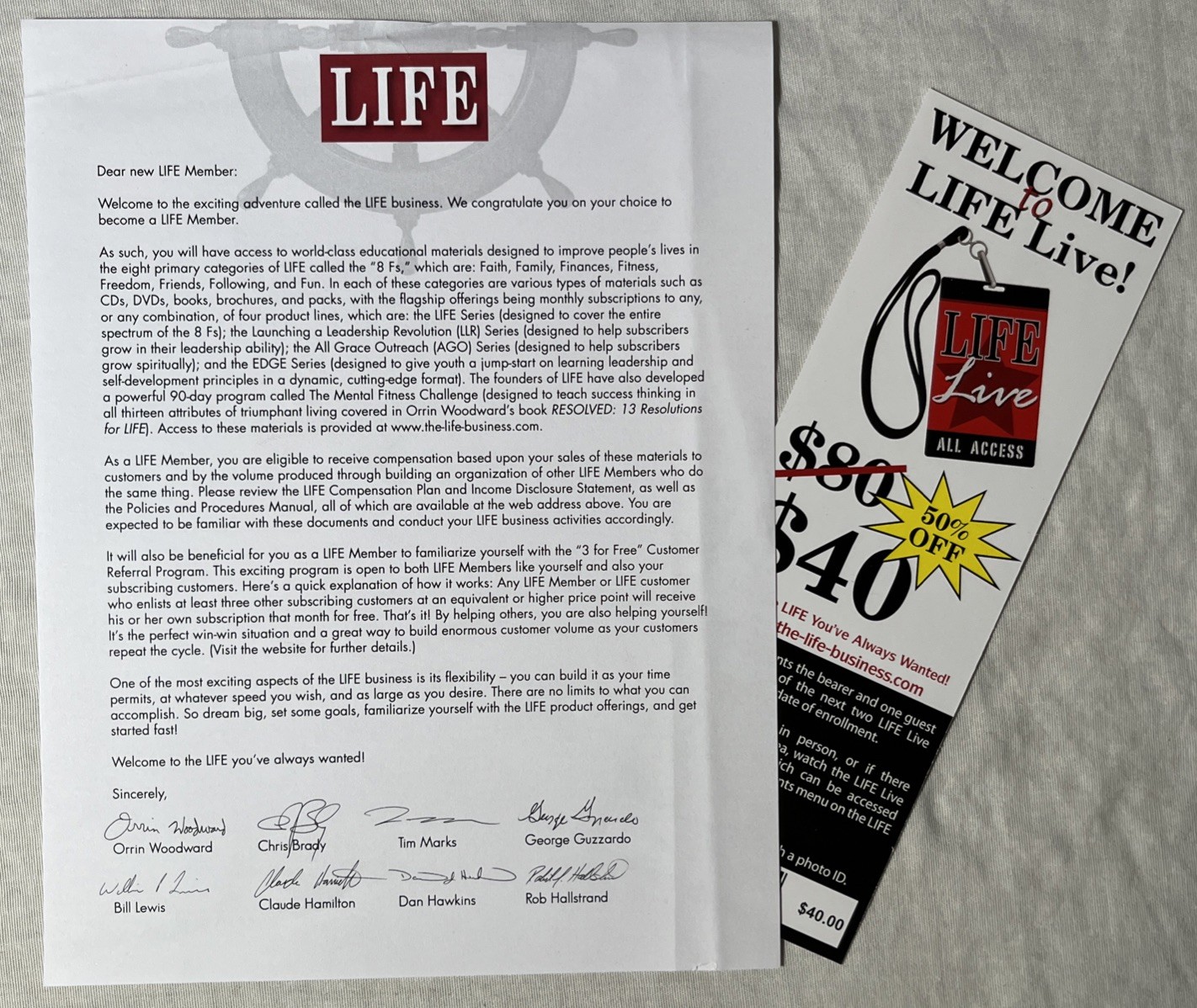 Life: Living For Excellence Box Set With Book & 3 CDs CIB *FREE SHIPPING*