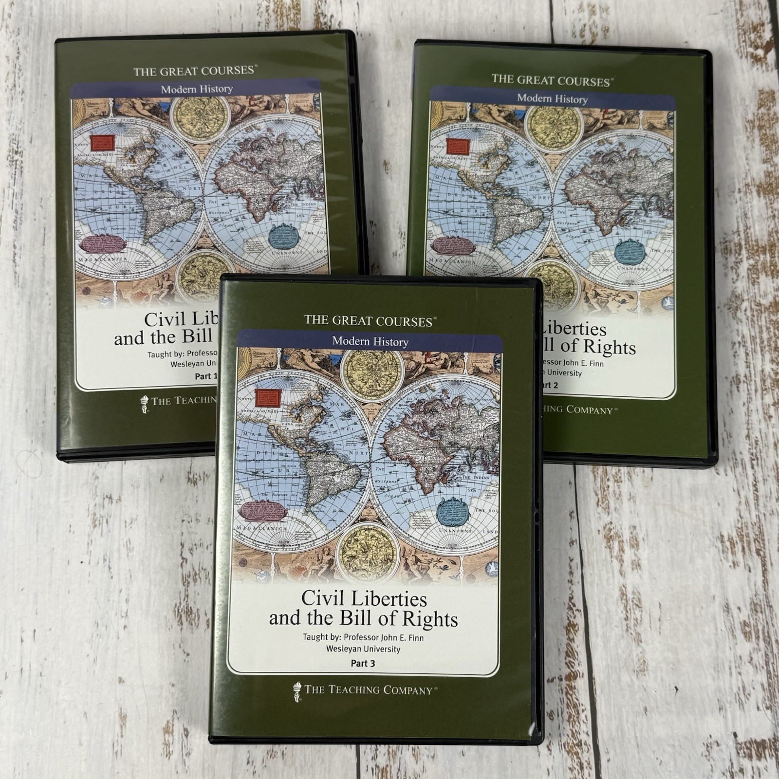 Great Courses Civil Liberties and the Bill of Rights Part1-3, 6 DVDs