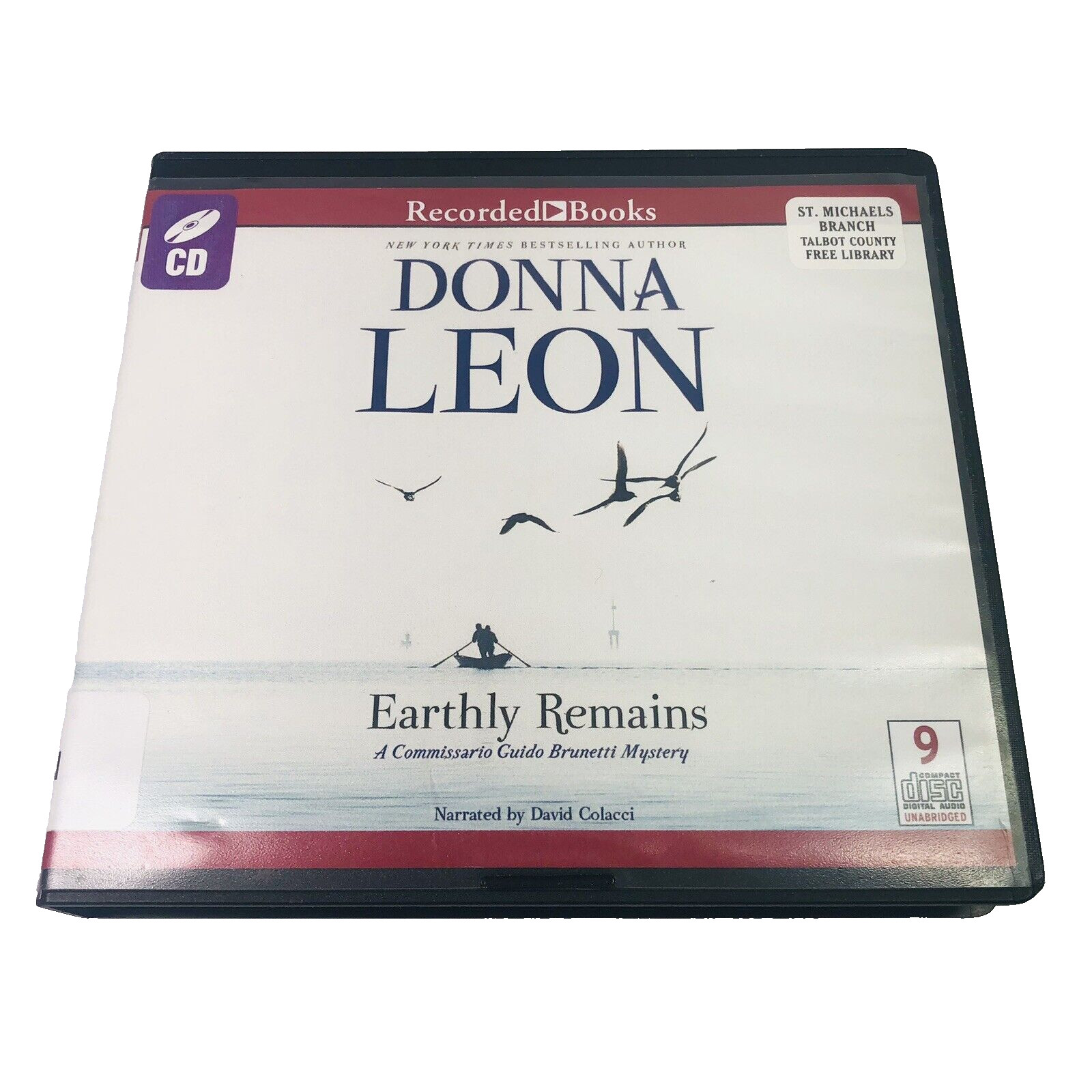 Earthly Remains By Donna Leon 2017 Audio Book CD Set EXLIB