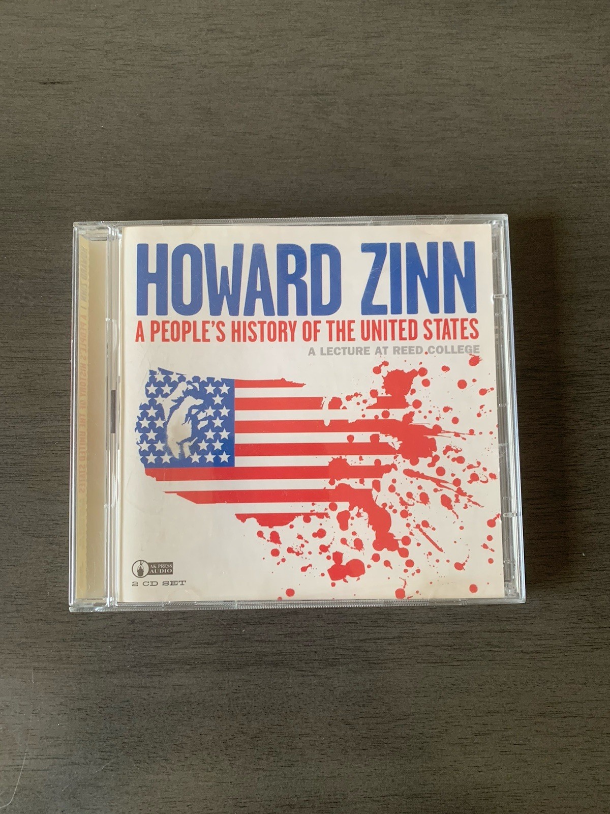 A People’s History of United States Lecture at Reed College Howard Zinn 2 CD Set