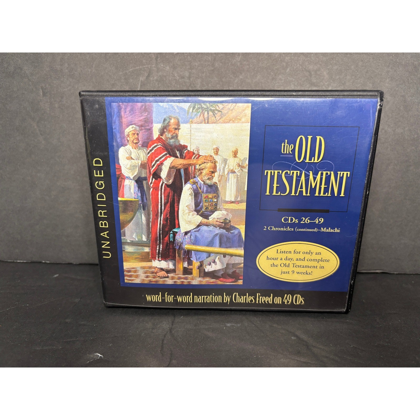 The Old Testament Audio CD Unabridged Charles Freed Word-for-Word Narration KJV