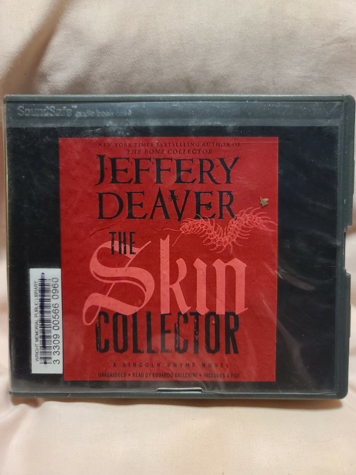 Shelf00e Audiobook~The skin collector- Jeffery deaver- unabridged