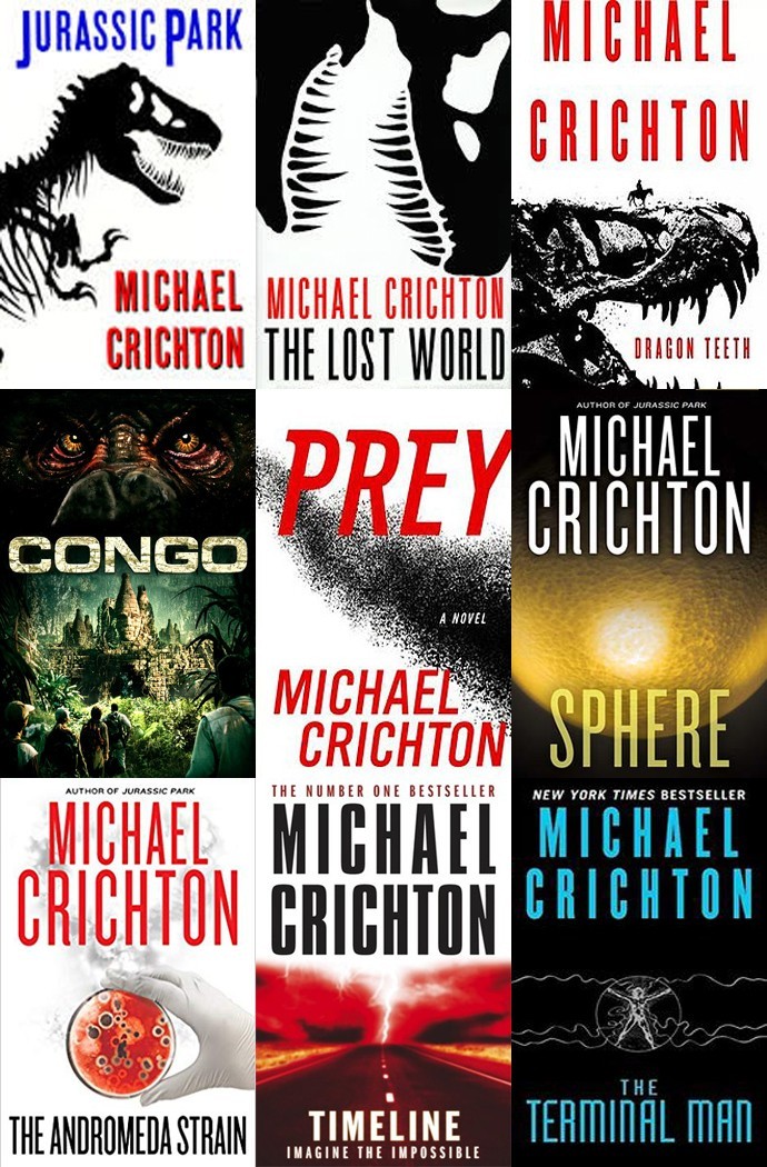 The MICHAEL CRICHTON COLLECTION — Jurassic & More! — 22 MP3 Audiobook Collection