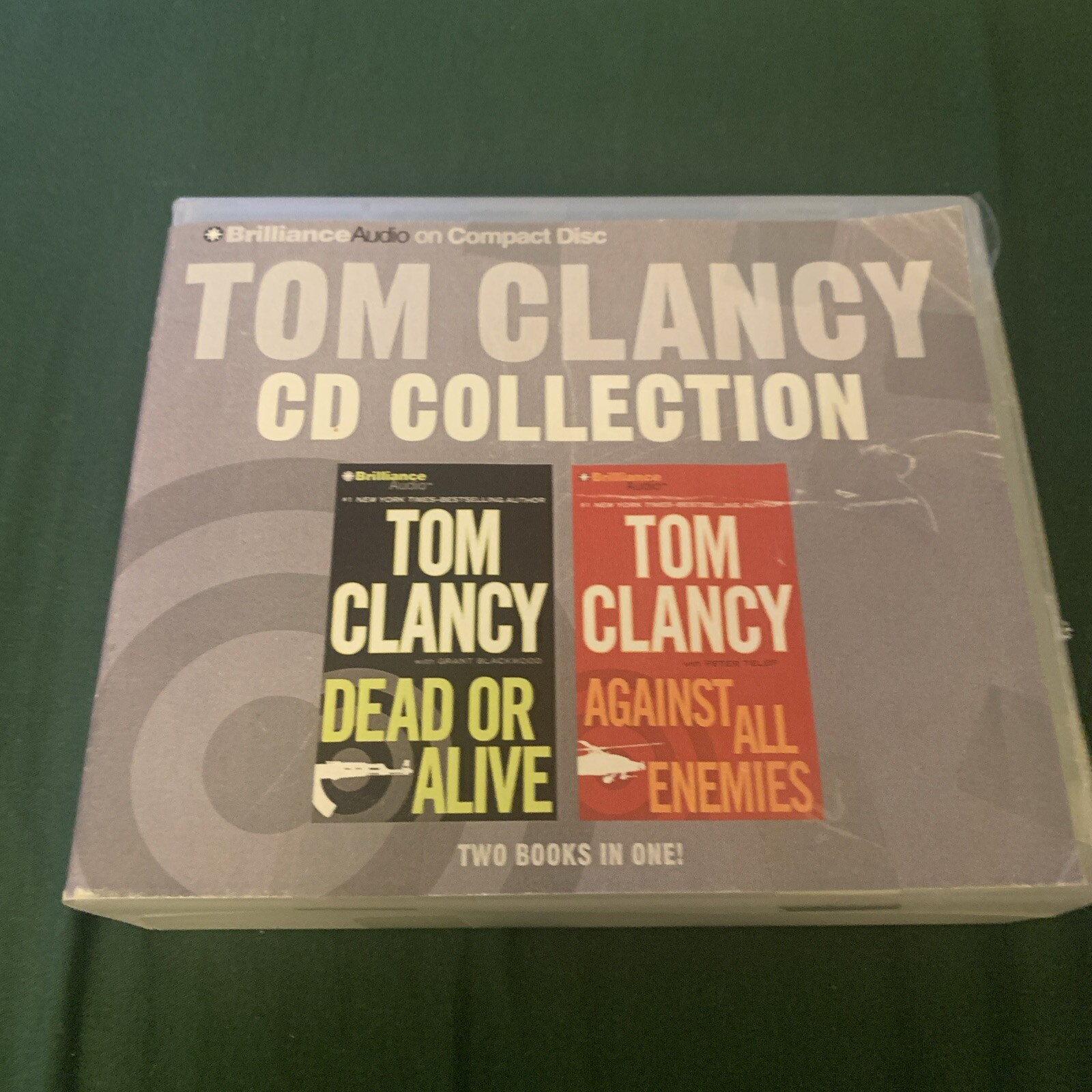 TOM CLANCY Dead or Alive, Against All Enemies Audio Cds 2 Books 16 Disc