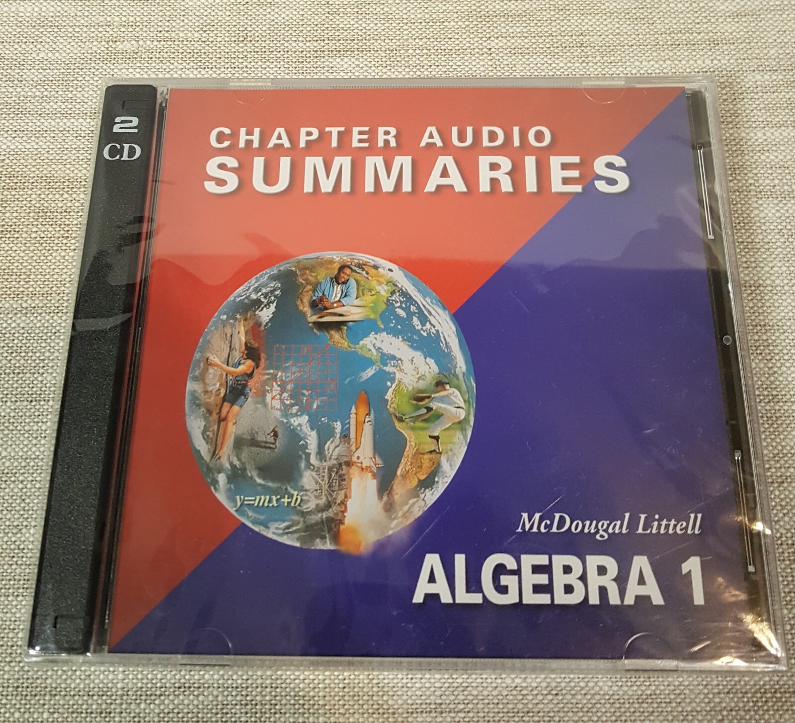 Algebra 1 Chapter Audio Summaries Cd (McDougal Littell Algebra 1) 2-91220 NEW
