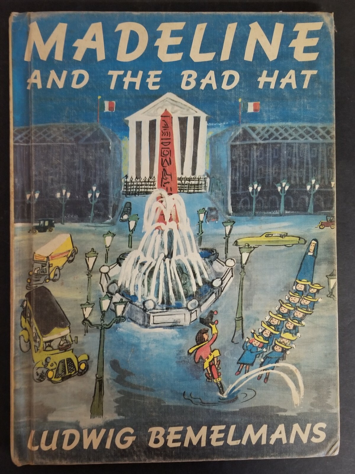 Madeline and the Bad Hat Hardcover Ludwig Bemelmans GOOD 5th Printing Aug 1966