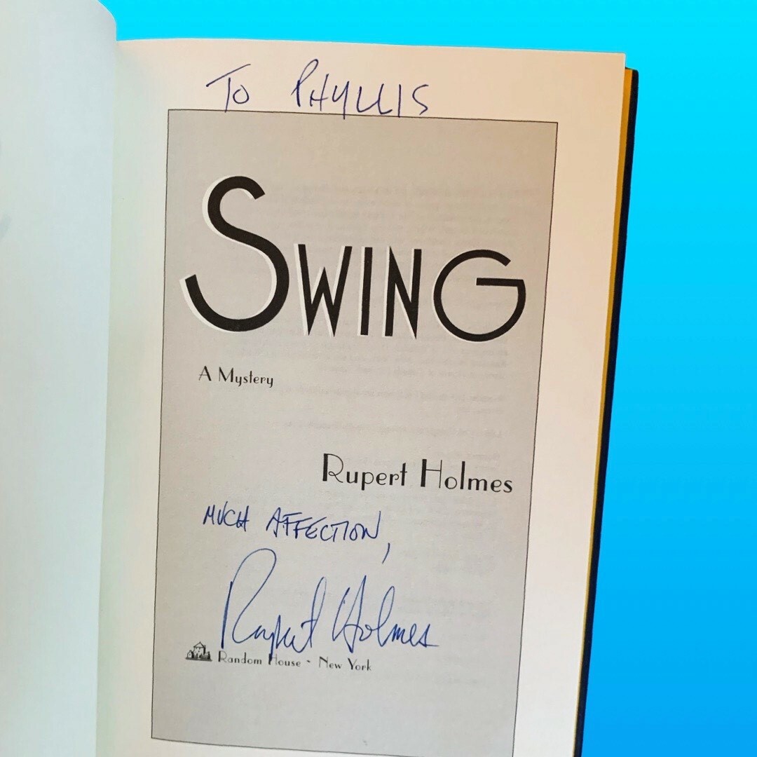 Rupert Holmes / Swing A Mystery Deluxe Edition Signed 1st Edition 2005 HC/CD/DJ