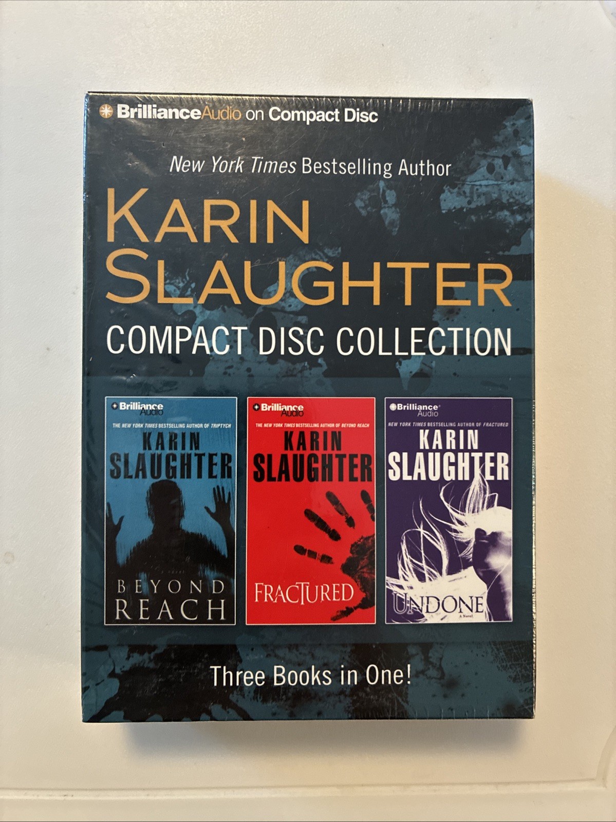 NEW Karin Slaughter Compact Disc Collection — Beyond Reach — Fractured — Undone
