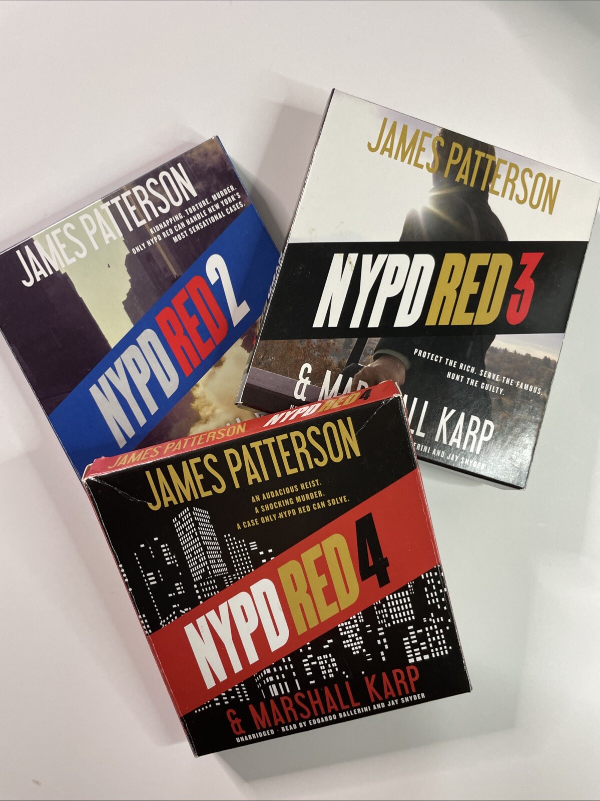 NYPD Red 2-4 by James Patterson Unabridged Audiobook CD