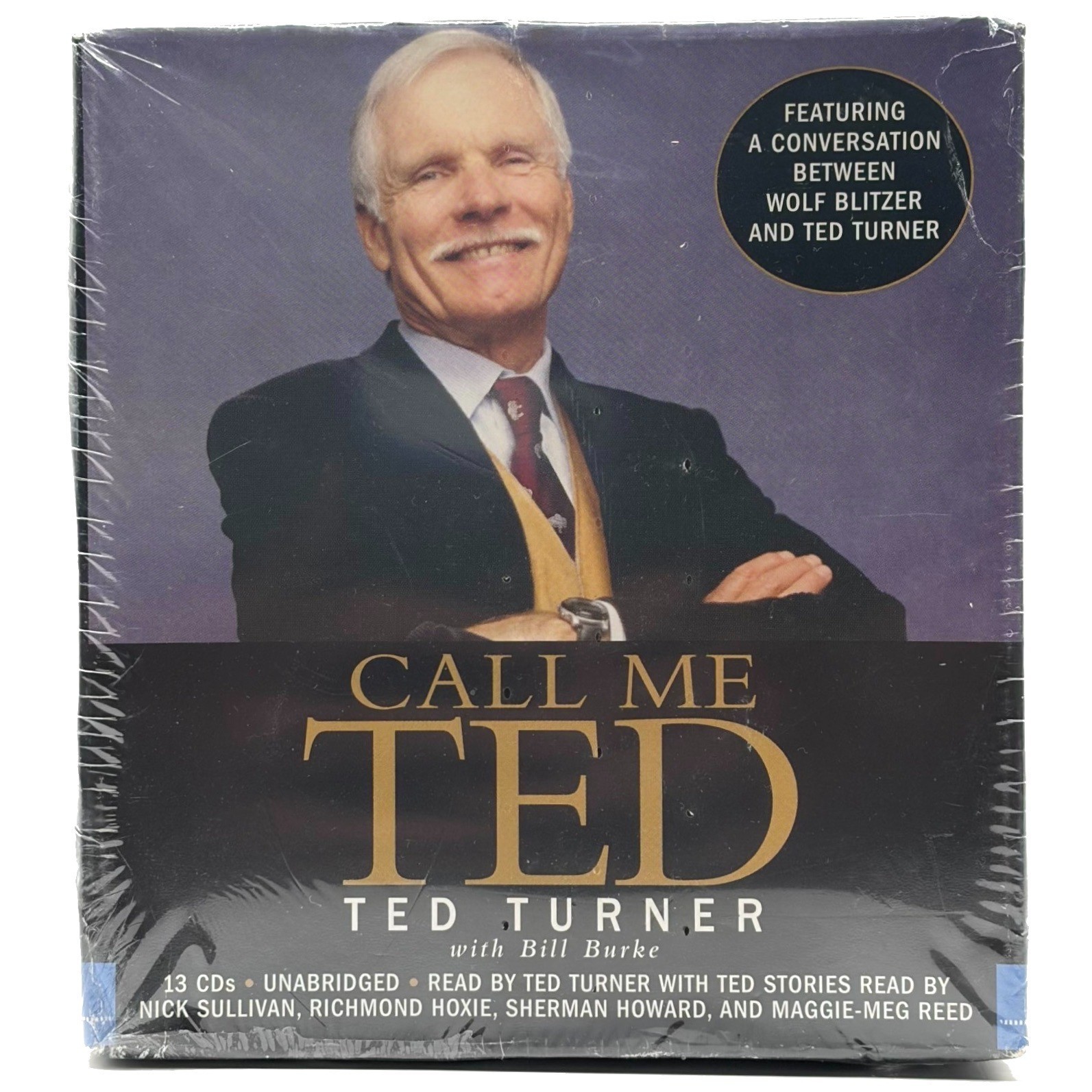 Ted Turner with Bill Burke Call Me Ted Memoir 13 CD Unabridged Audiobook New
