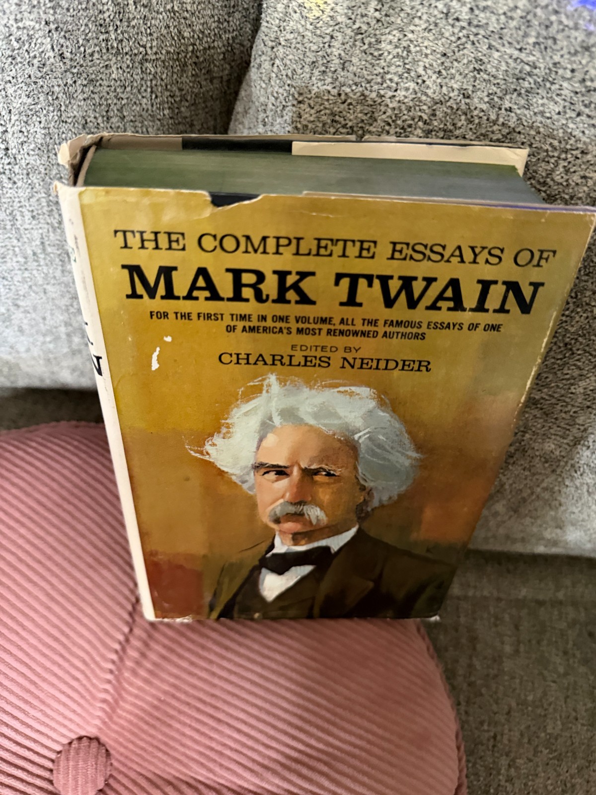 Complete Essays of Mark Twain HC/DJ 1963 Doubleday Charles Neider Edited Vintage