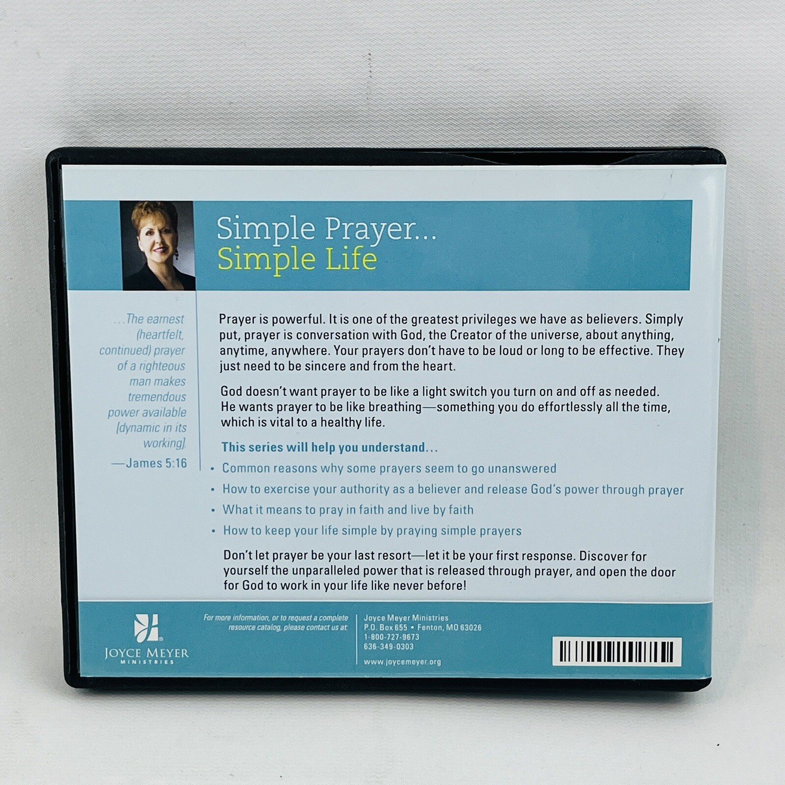Simple Prayer Simple Life 4 Audio CD Set Joyce Meyer Ministries