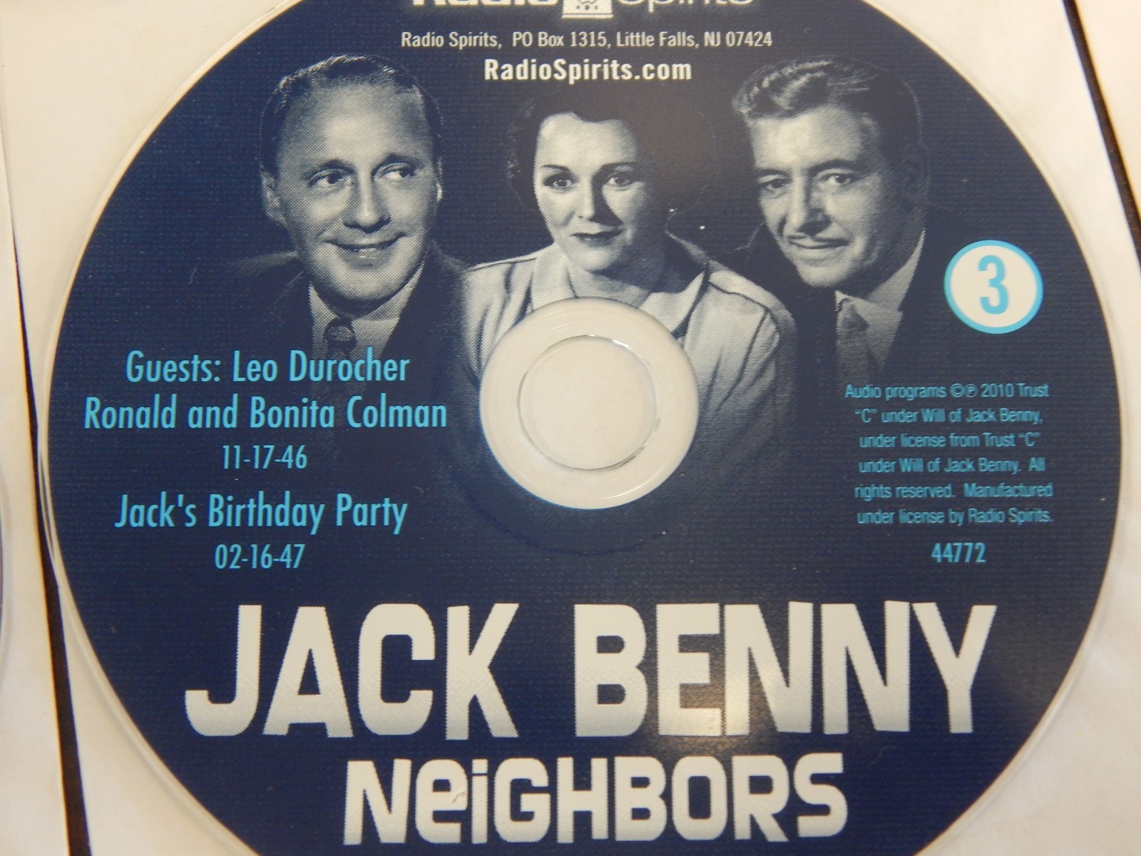 JACK BENNY NEIGHBORS CLASSIC COMEDY AUDIO CDs RADIO SPIRITS