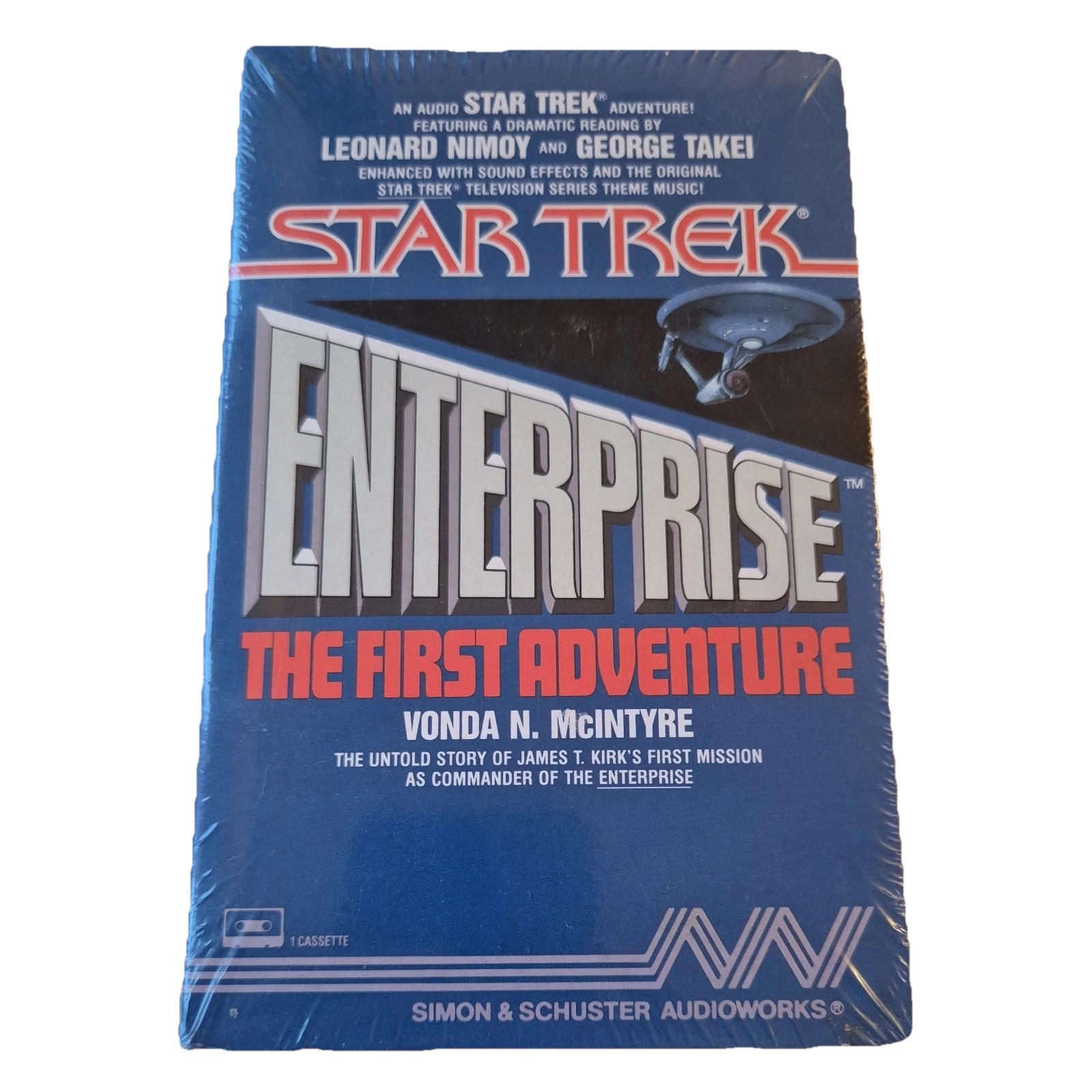 Star Trek Enterprise ~ The First Adventure by Vonda McIntyre Audio Cassette 1988