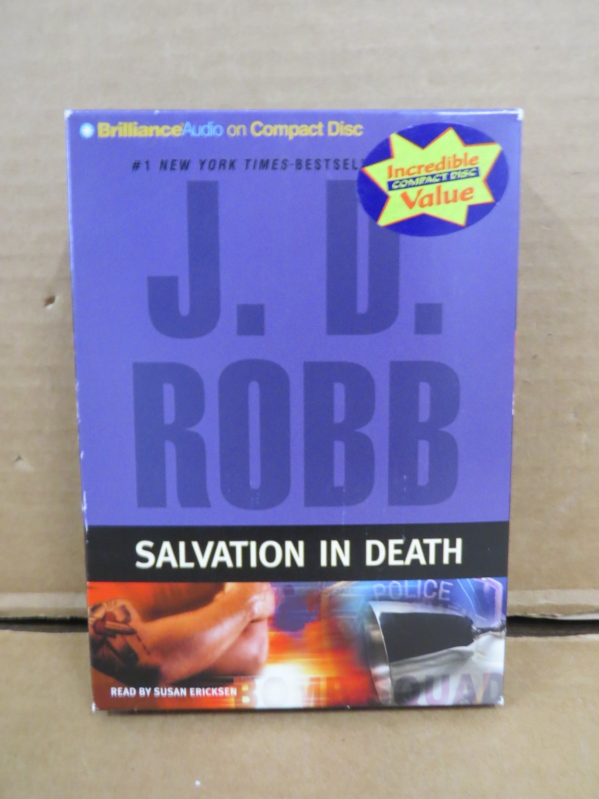 J D Robb Salvation in Depth CD Audiobook USA BASED SELLER