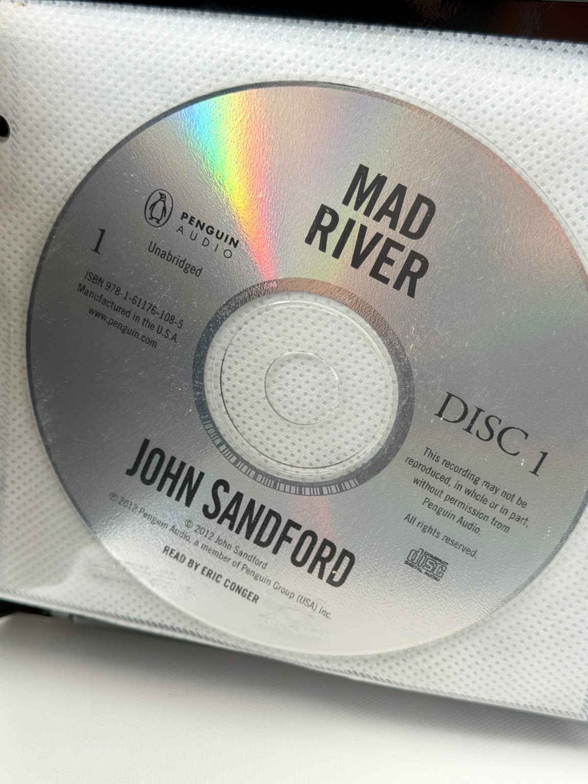 Virgil Flowers #6 Mad River by John Sandford Audiobook CDs Unabridged 10 hrs