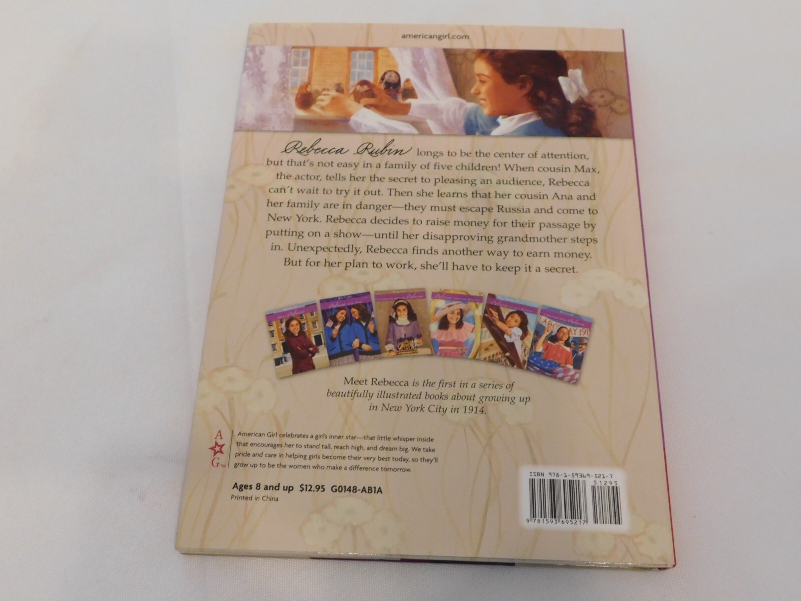 Meet Rebecca An American Girl by Jacqueline Dembar Greene 2009 Paperback Bo—
