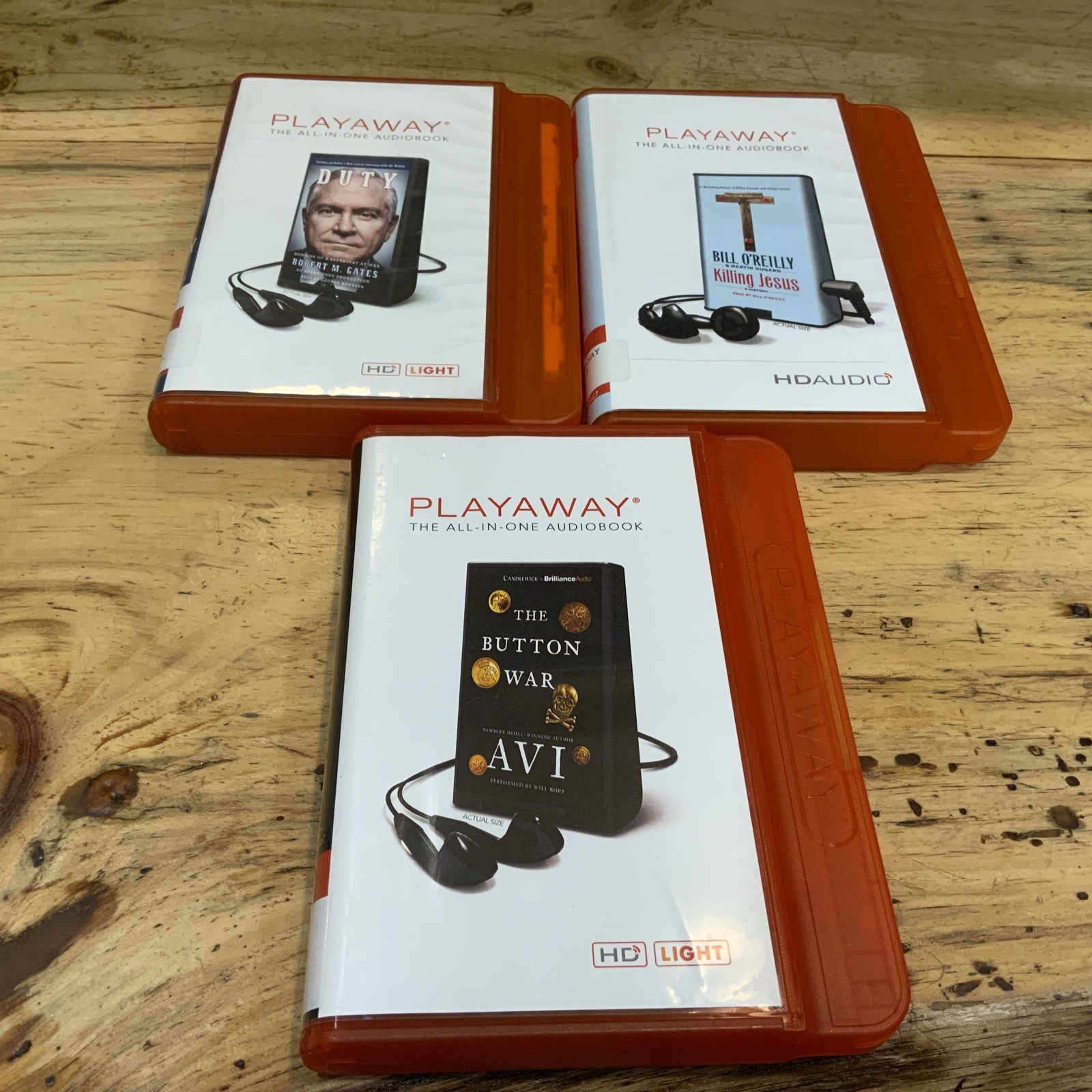 Playaway Audiobook Lot Duty Killing Jesus Button War Military History
