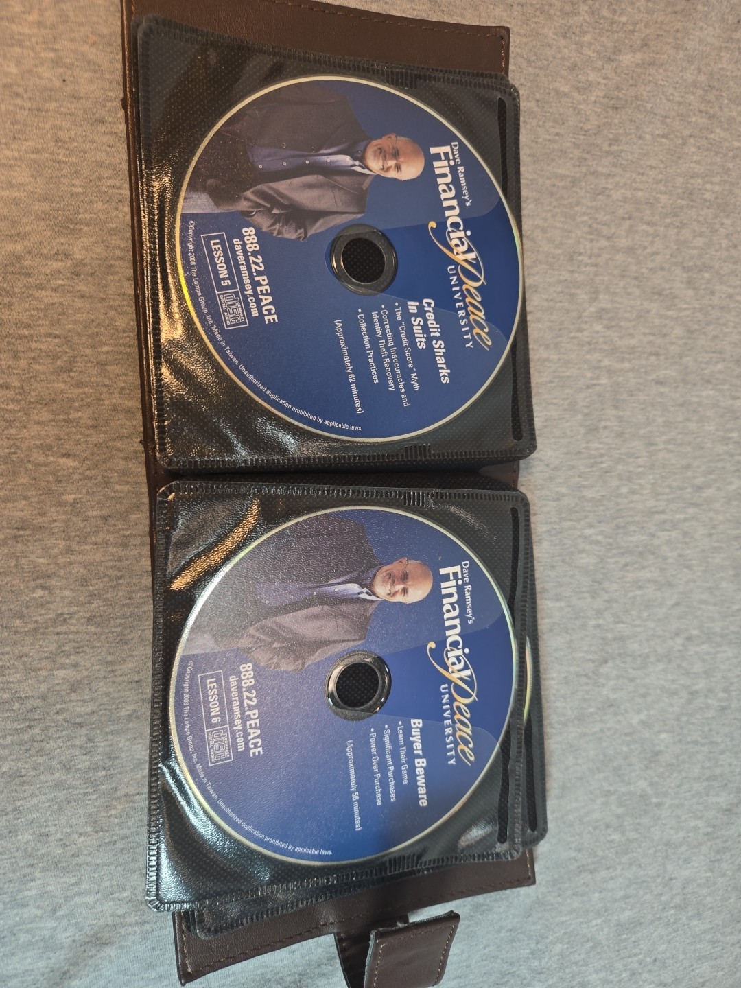 Dave Ramsey, Financial Peace University CDs, 16 disc Series with case