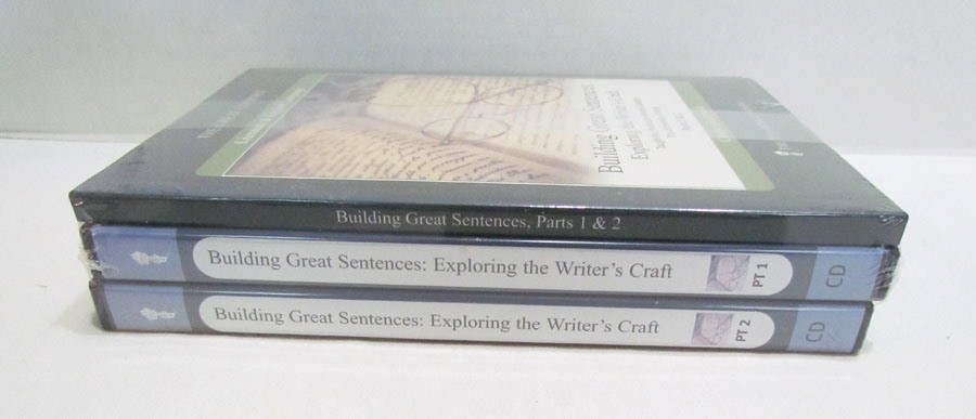 THE GREAT COURSES BUILDING GREAT SENTENCES 12 CD SET W/ BOOK FACTORY SEALED!