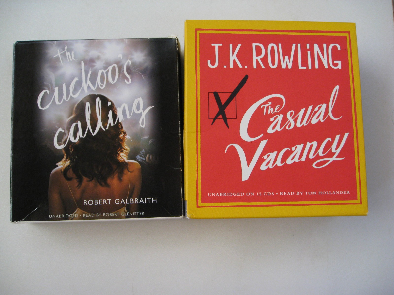 Casual Vacancy + Cuckoo’s Calling JK Rowling Audiobooks Complete Unabridged CD