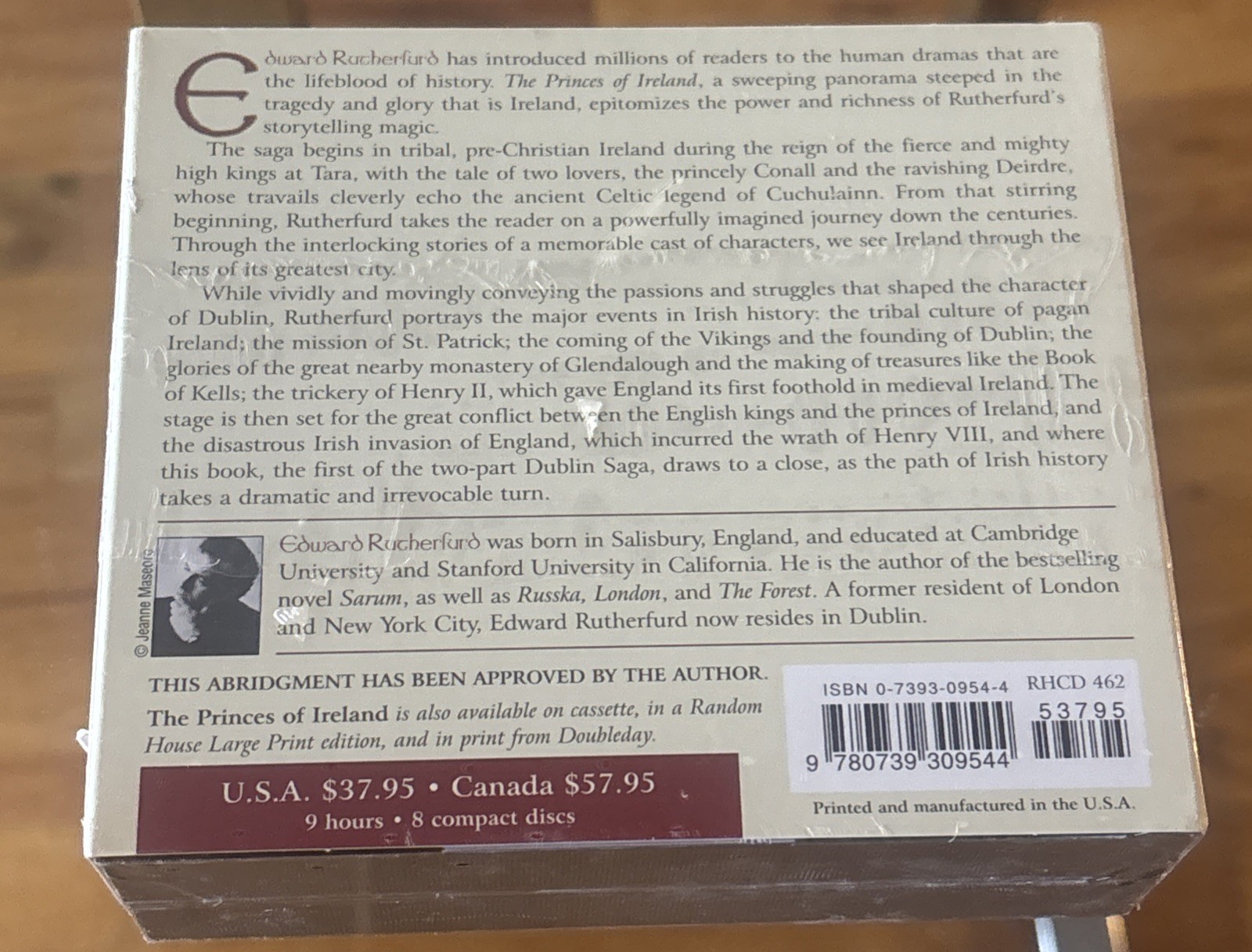 The Princes of Ireland: The Dublin Saga 8 Audio CDs — XLNT! Free Shipping