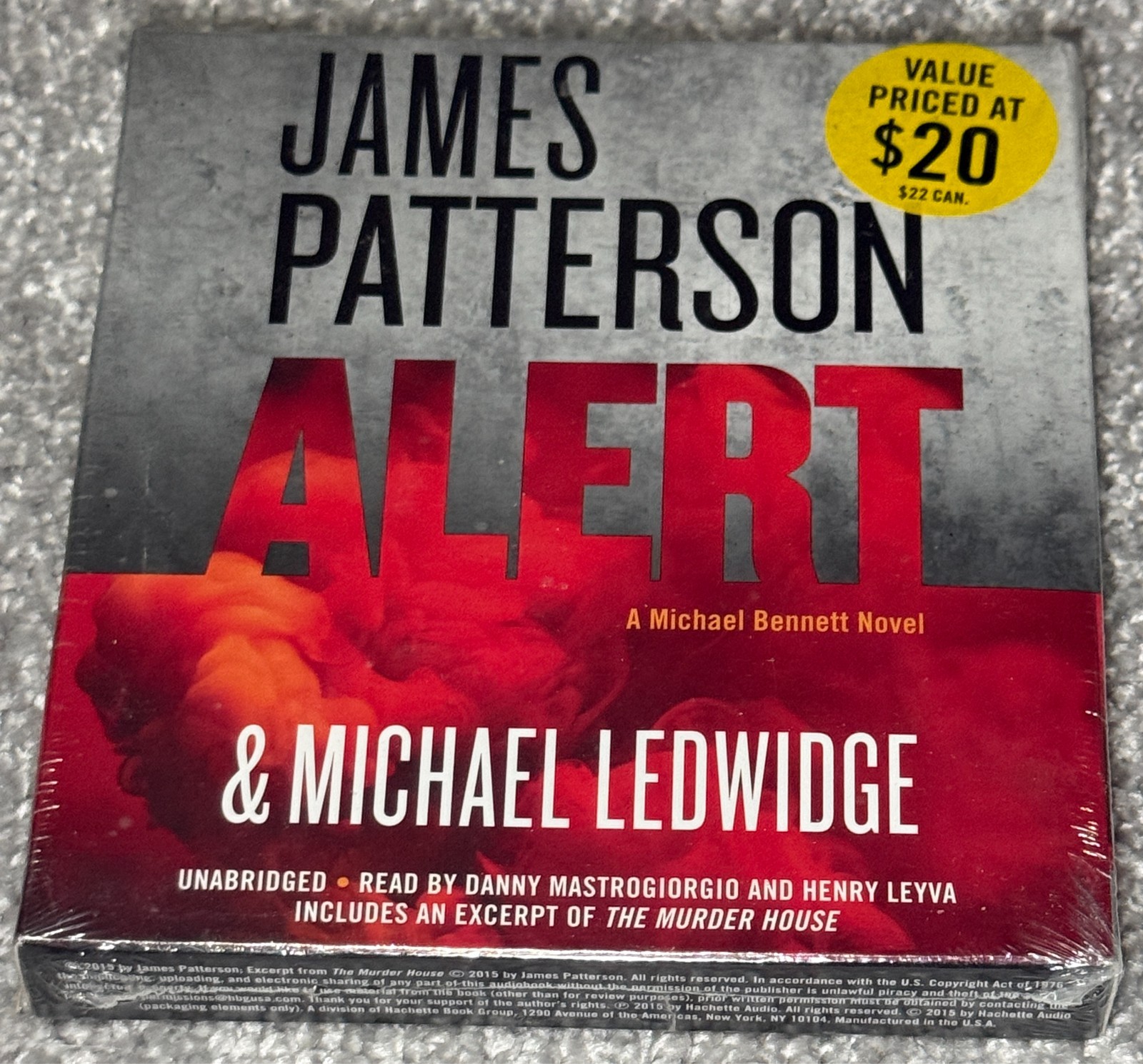 Alert A Michael Bennett Novel Audiobook 7 CD By James Patterson 8.5 Hours NEW
