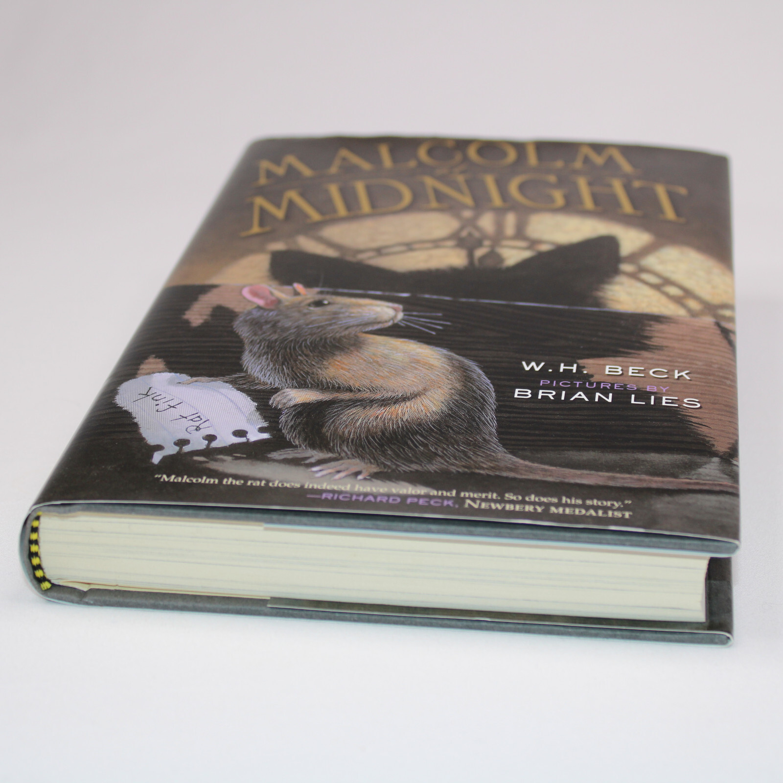 Signed MALCOLM AT MIDNIGHT By W. H. Beck Brian Lies Hardcover Book With DJ 2012