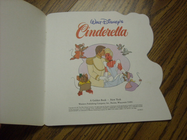 Golden Super Shape Book Ser.: Cinderella by RH Disney Staff (1992, Trade…