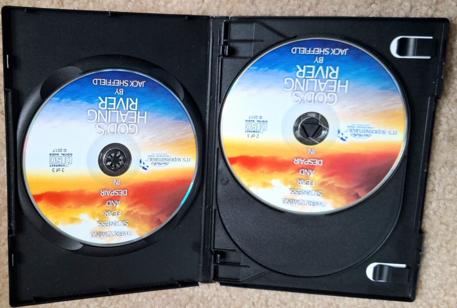 God’s Healing River — Overcoming Sickness Fear & Despair Sheffield 3CD Audiobook