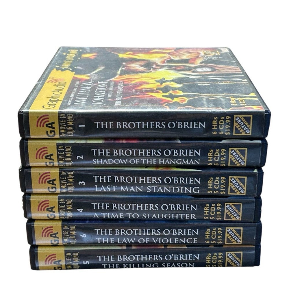 The Brothers O’Brien William W. Johnstone GraphicAudio CD Set of 1-6