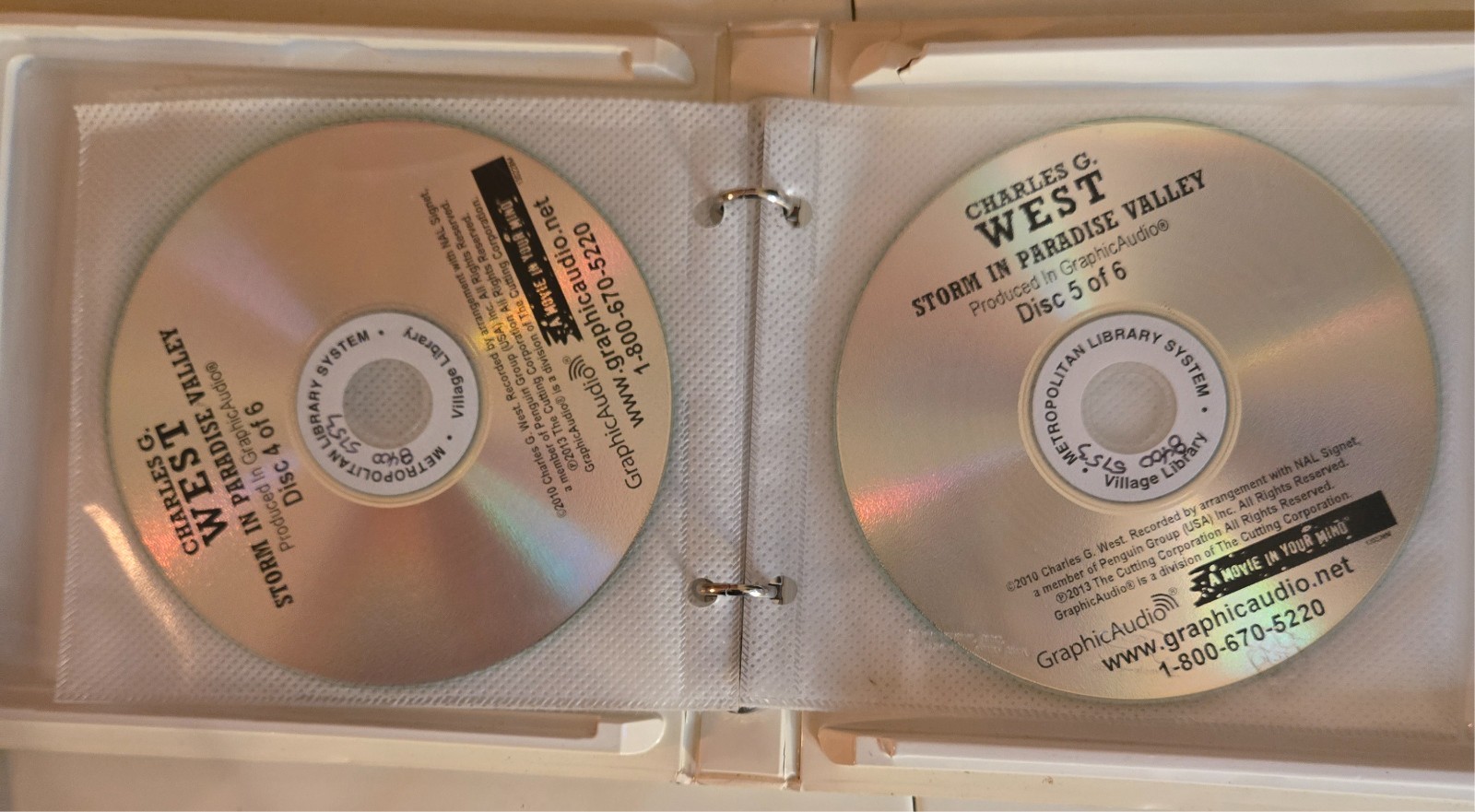 Storm in Paradise Valley by Charles G. West — Graphic Audiobook CD (#105)