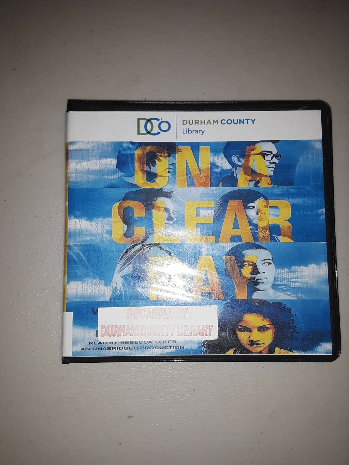 Shelf7 ~ audiobook on cds ON A CLEAR DAY, MYERS