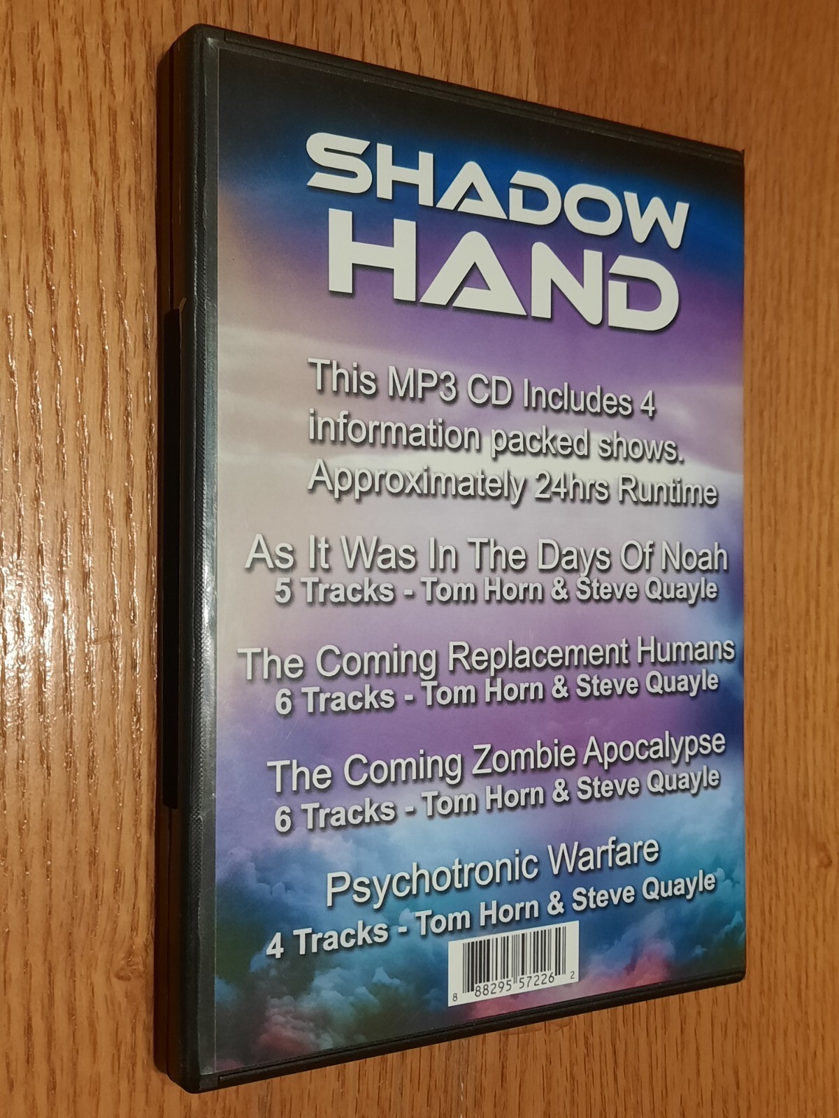 Shadow Hand MP3 CD by Tom Horn & Steve Quayle Dispensational End Times Theology