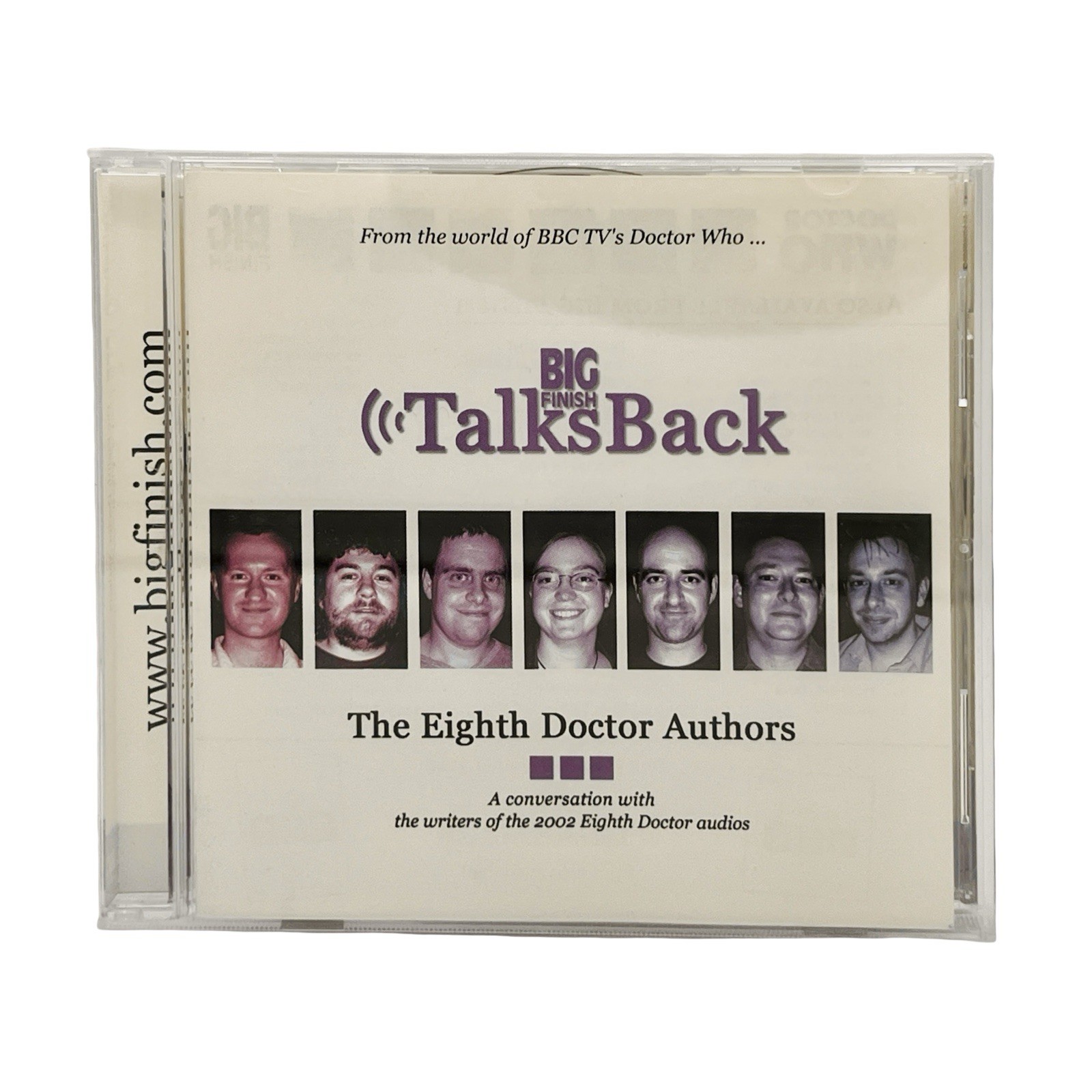Doctor Who Big Finish TALKS BACK Eighth Doctor Authors Audiobook CD 2002 Rare
