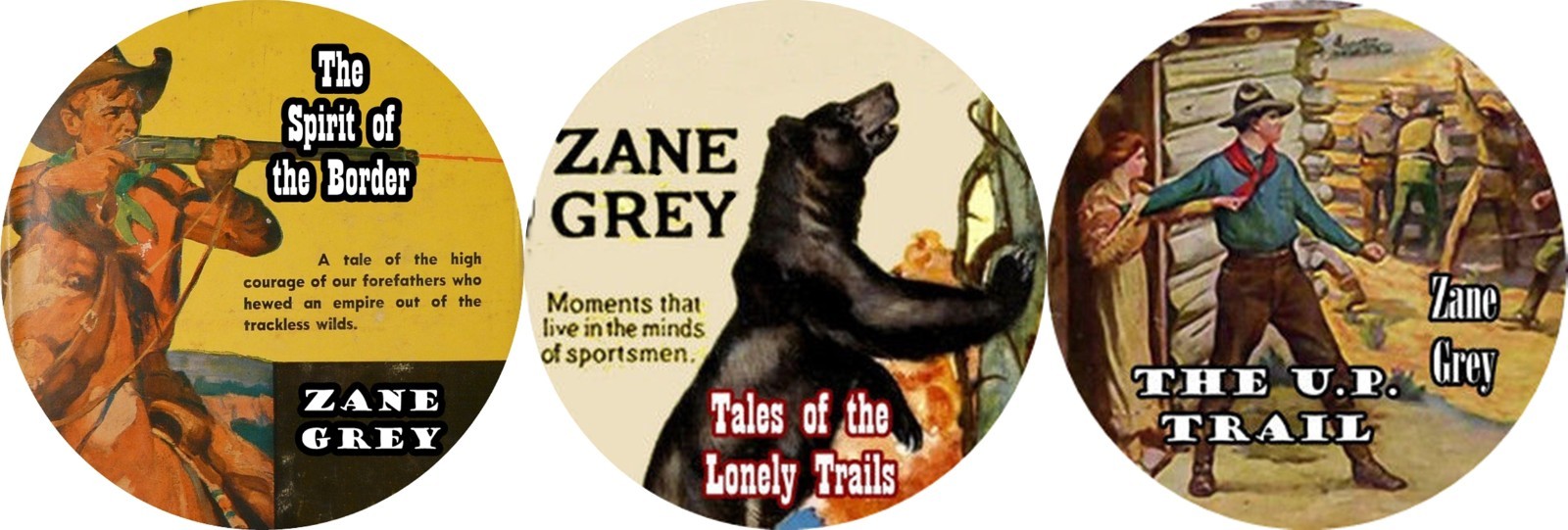 Zane Grey / Volume 3 / 3 discs / MP3 (Check Player) CD / Audiobooks / WESTERNS