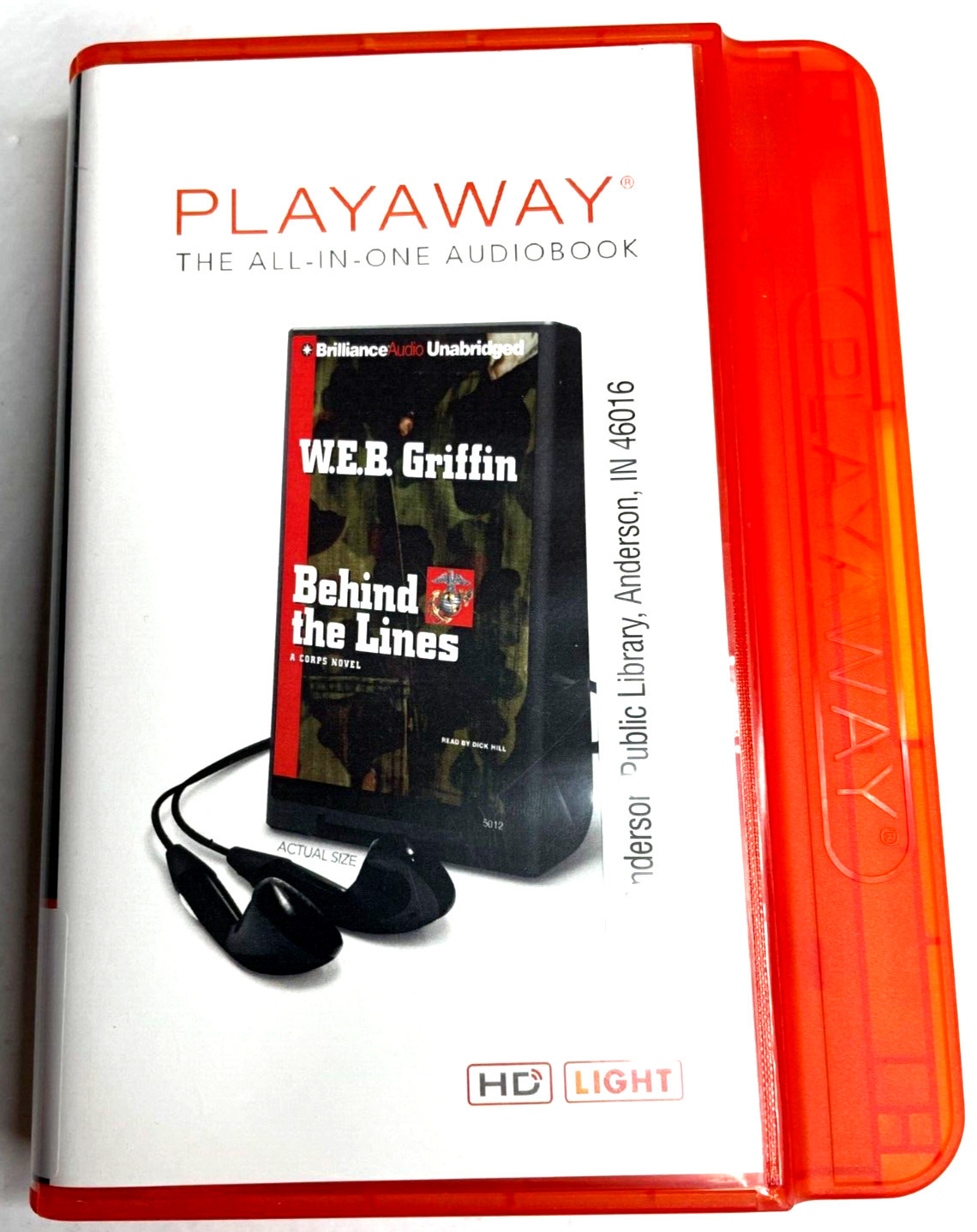 Behind The Lines A Corps Novel W.E.B. Griffin Unabridged Playaway Audiobook