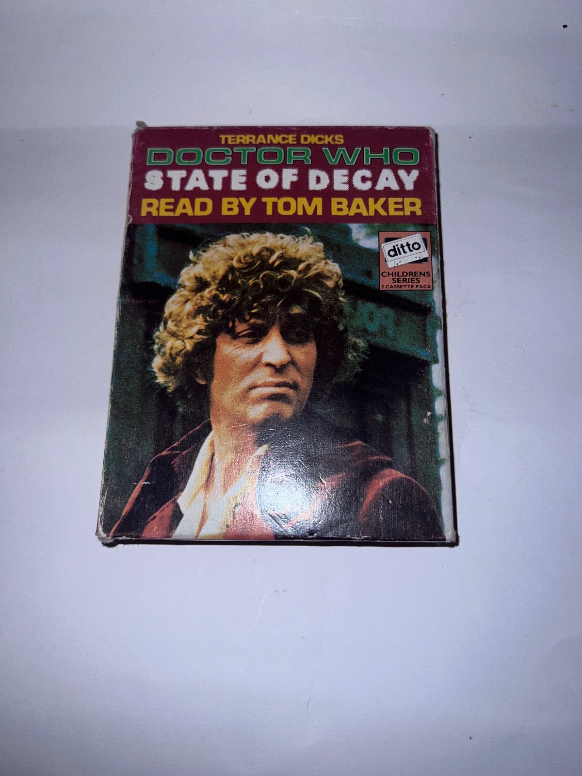 Terrance Dicks, Doctor Who: State Of Decay, Read By Tom Baker one tape missing
