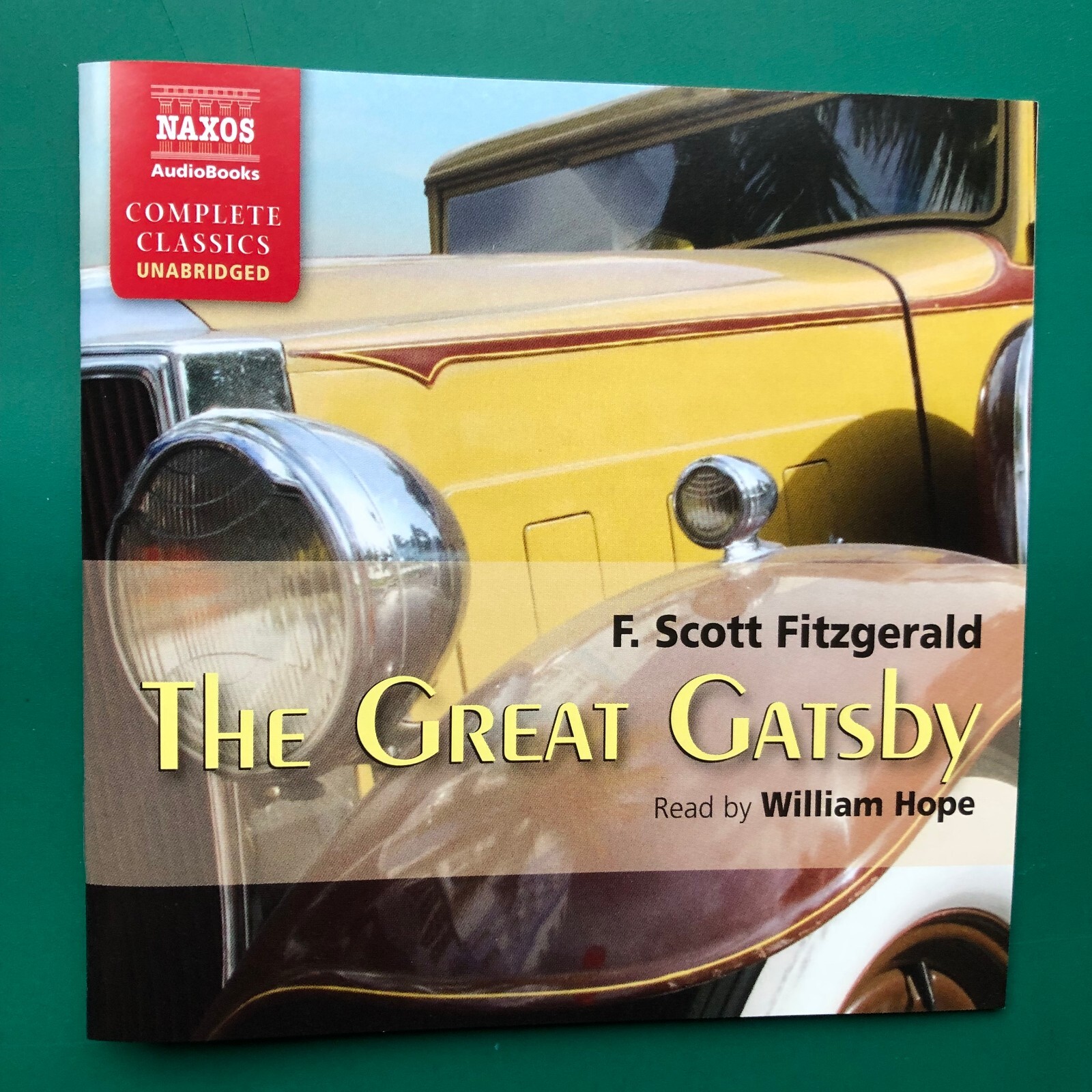 F. Scott Fitzgerald GREAT GATSBY 5x CD Unabridged Audiobook Set William Hope NM