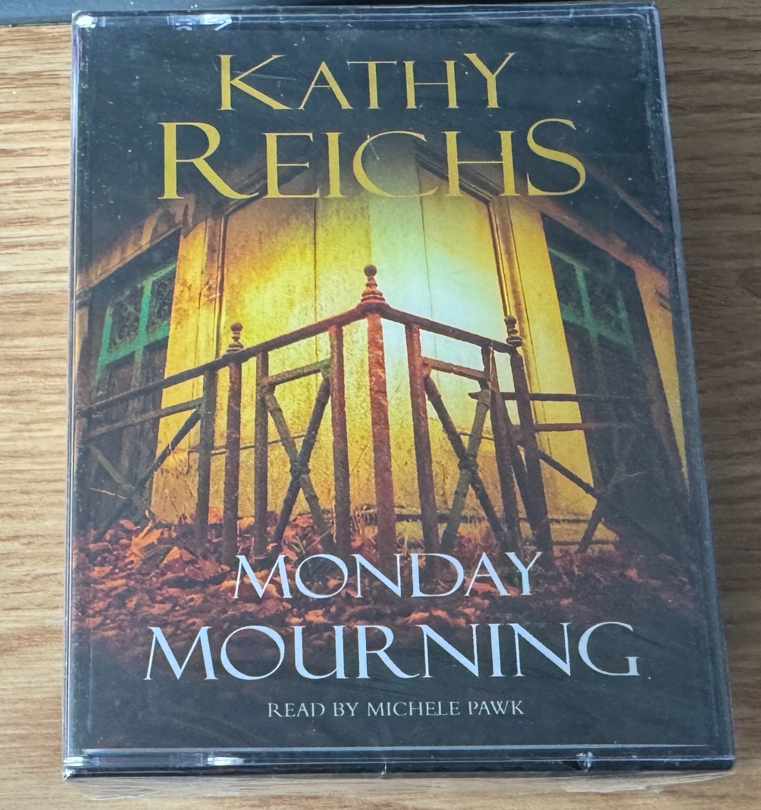 Audio Book KATHY REICHS Monday Mourning read by Michele Pawk on 3 x cass NEW