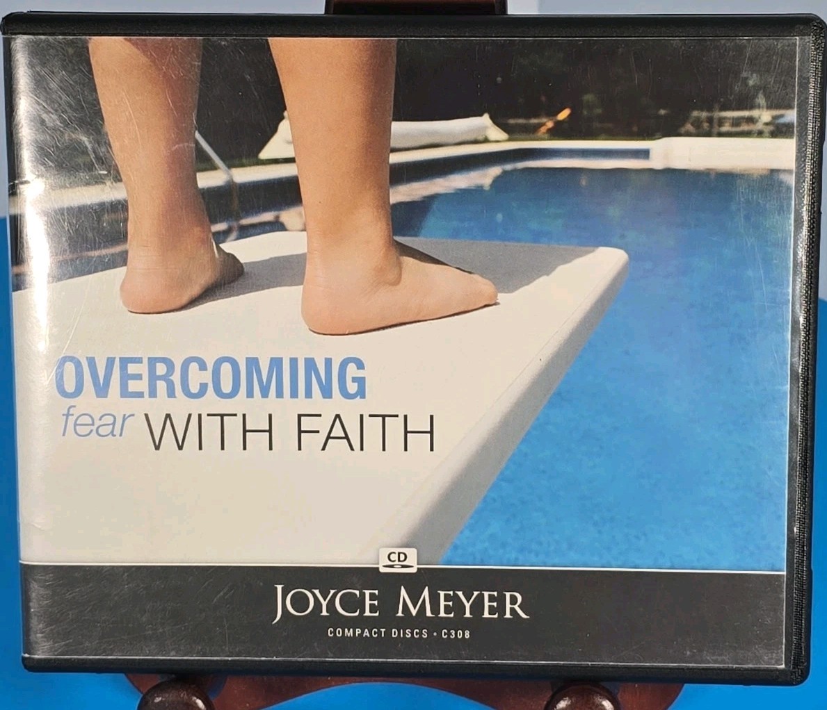Joyce Meyer Overcoming Fear With Faith 4 CD Set Religion Devotional