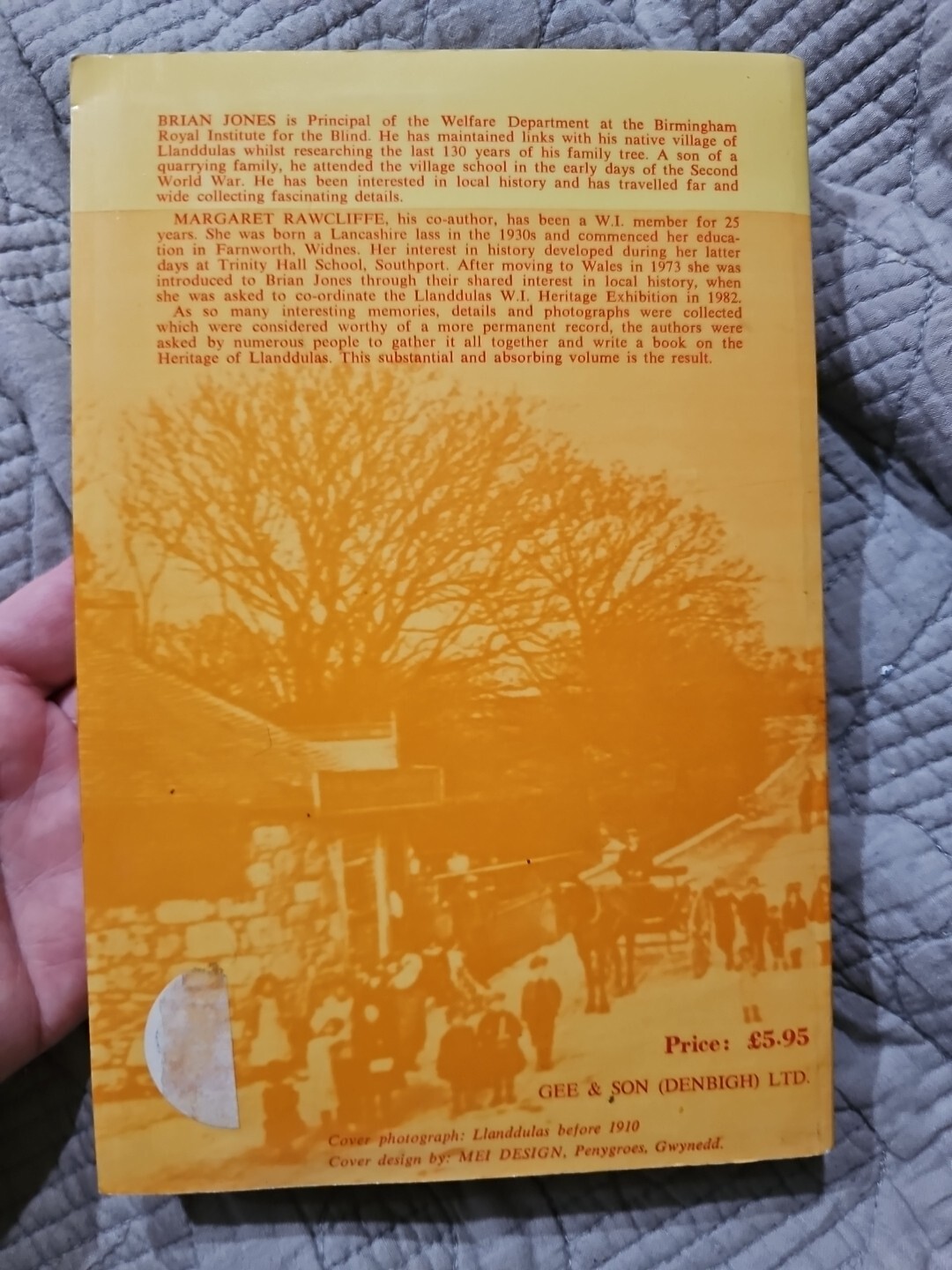 Llanddulas: Heritage of a Village, Rawcliffe, Margaret Jones, Brian SIGNED