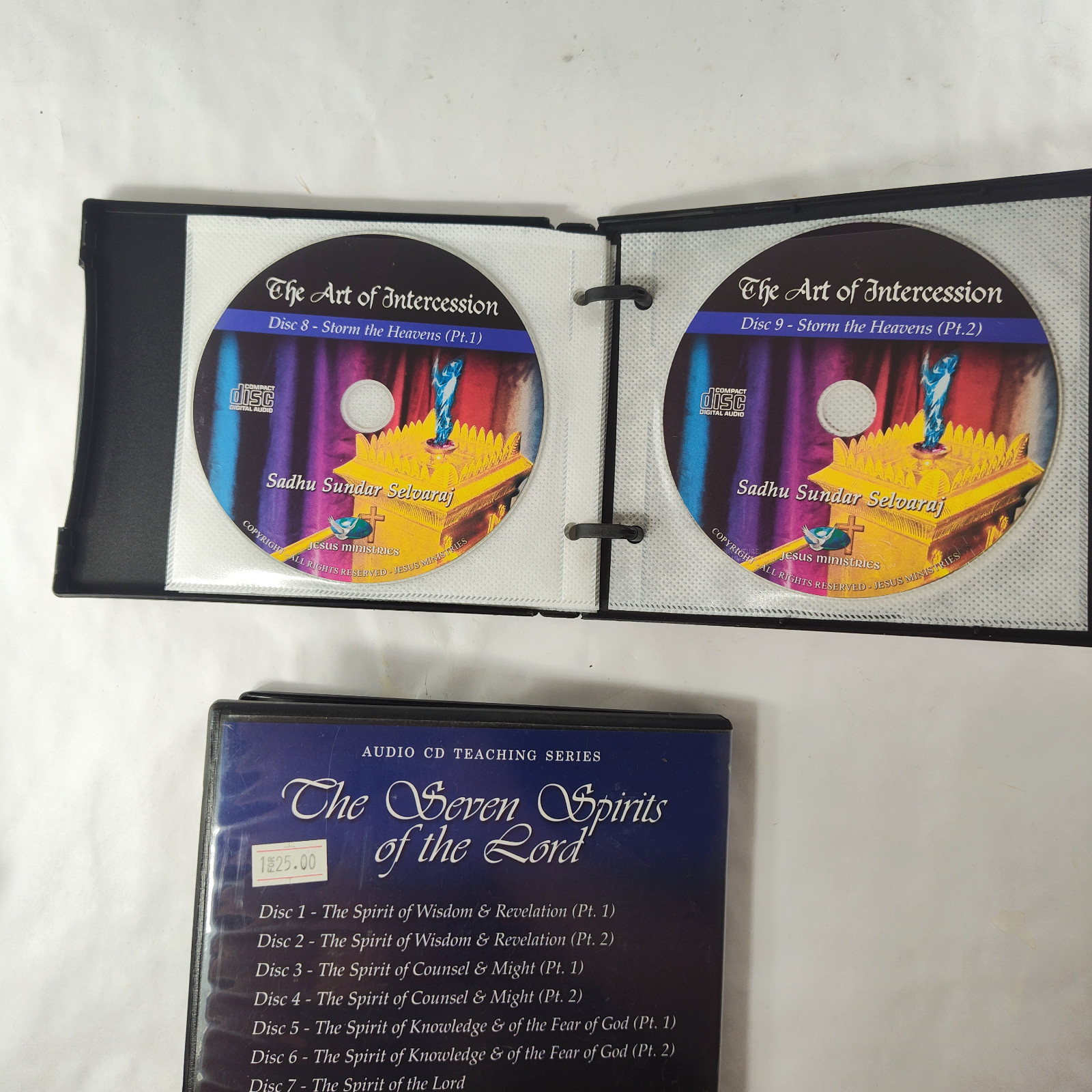 The Seven Spirits of the Lord and The Art of Intercession CD Audiobooks Selvaraj