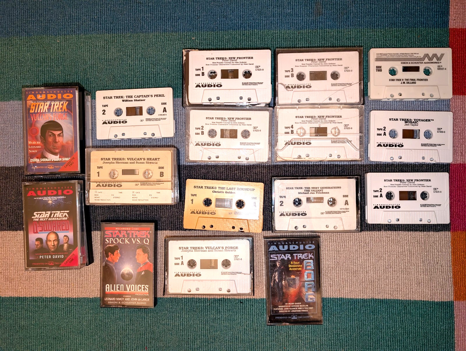 Star Trek Audiobook Cassette Lot