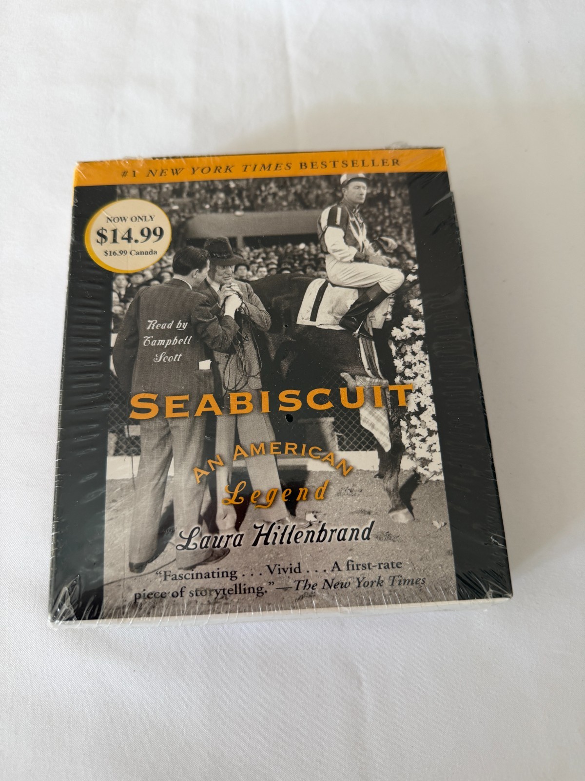 Seabiscuit: An American Legend — Audio CD By Hillenbrand, Laura sealed New